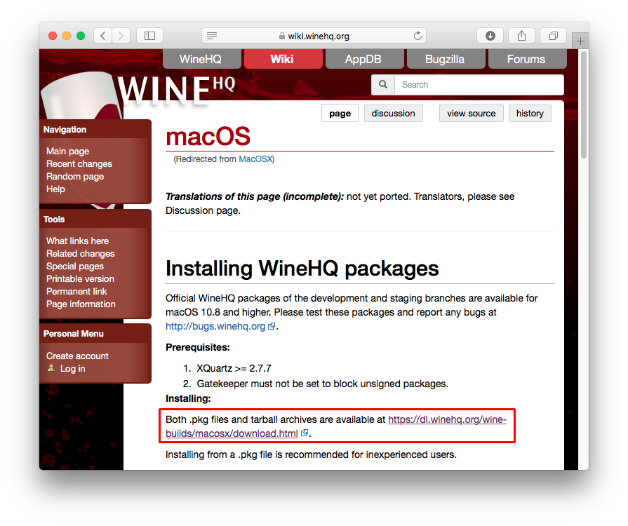 Winebottler for mac download